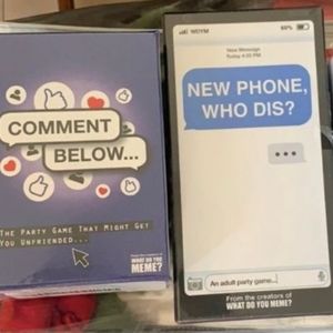 Comment below and new phone, who dis card games!